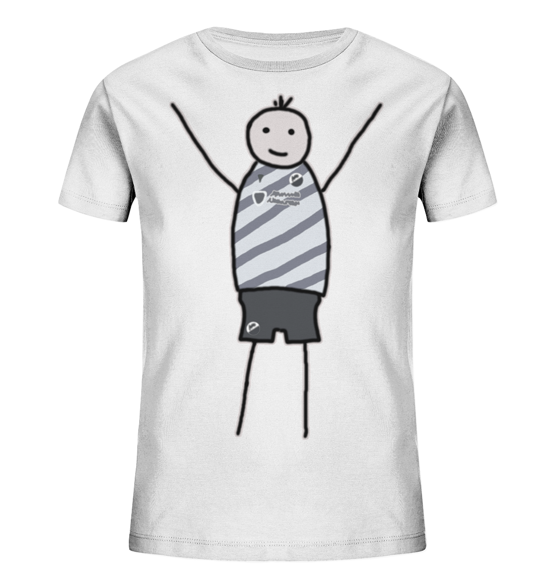 Sandhausen Fan-T-Shirt Strichmännchen - Kids Organic Shirt Sandhausen Fan-T-Shirt Strichmännchen - Kids Organic Shirt