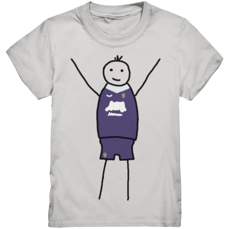 Aue Fan-T-Shirt Strichmännchen - Kids Premium Shirt Aue Fan-T-Shirt Strichmännchen - Kids Premium Shirt