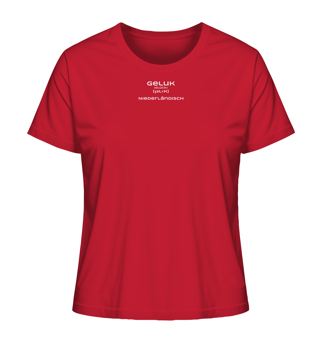Geluk - Ladies Organic Shirt Geluk - Ladies Organic Shirt