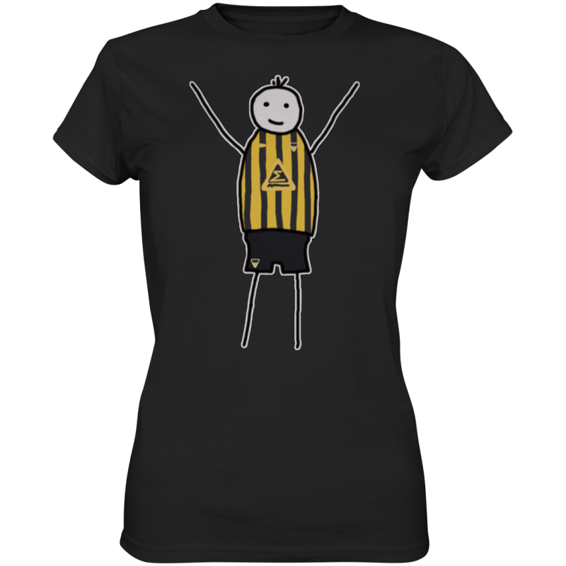 Aachen Fan-T-Shirt Strichmännchen - Ladies Premium Shirt