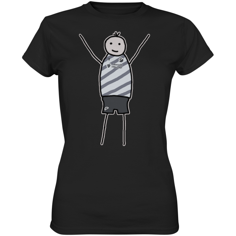 Sandhausen Fan-T-Shirt Strichmännchen - Ladies Premium Shirt