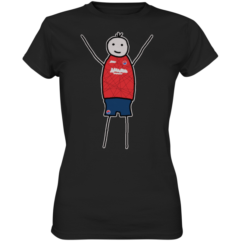 Unterhaching Fan-T-Shirt Strichmännchen - Ladies Premium Shirt