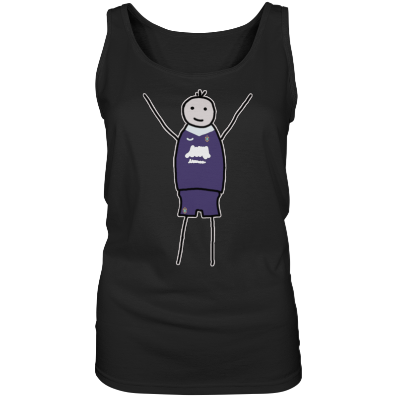 Aue Fan-T-Shirt Strichmännchen - Ladies Tank-Top Aue Fan-T-Shirt Strichmännchen - Ladies Tank-Top