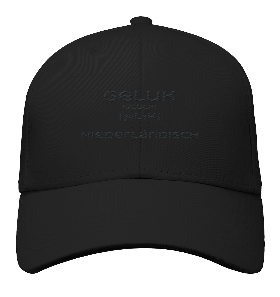 Geluk Stick schwarz - Organic Baseball Cap Geluk Stick schwarz - Organic Baseball Cap