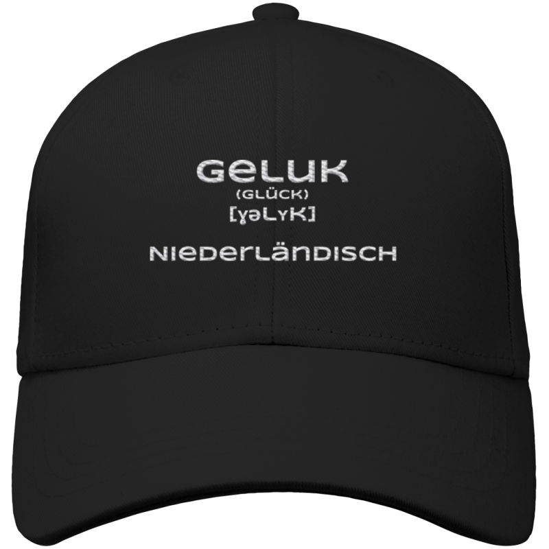 Geluk Stick weiß - Organic Baseball Cap