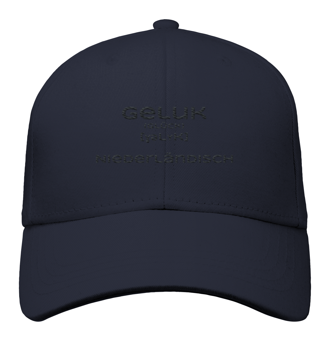 Geluk Stick schwarz - Organic Baseball Cap Geluk Stick schwarz - Organic Baseball Cap