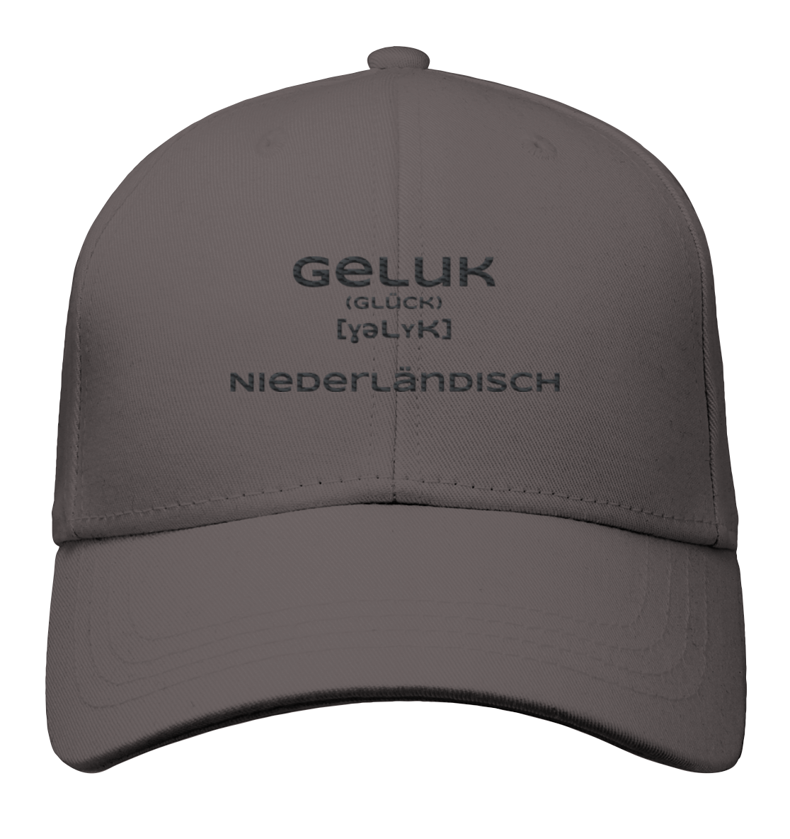 Geluk Stick schwarz - Organic Baseball Cap Geluk Stick schwarz - Organic Baseball Cap