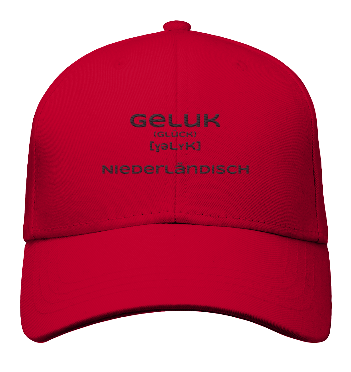 Geluk Stick schwarz - Organic Baseball Cap Geluk Stick schwarz - Organic Baseball Cap