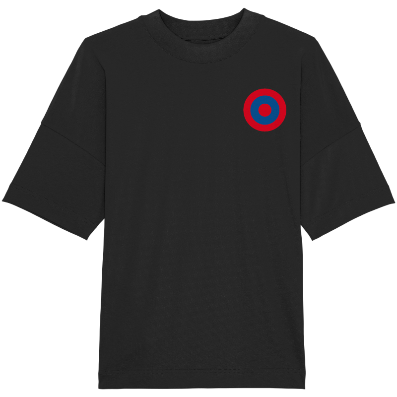 Unterhaching Fan-T-Shirt Kokarde klein - Organic Oversize Shirt