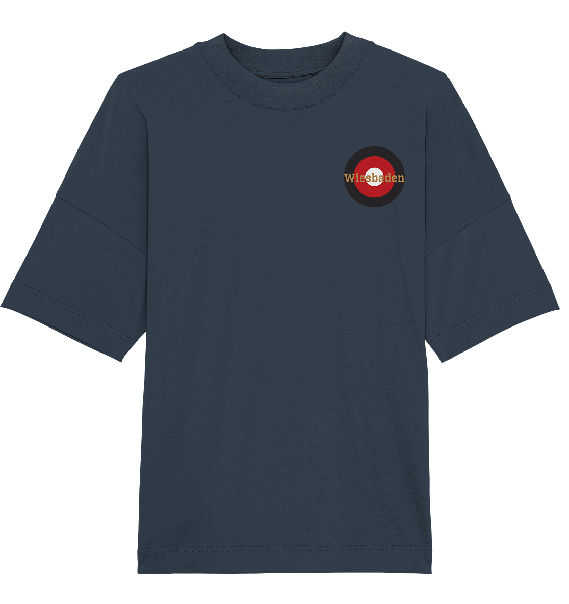 Wehen Wiesbaden Fan-T-Shirt Kokarde beidseitig "Wiesbaden" - Organic Oversize Shirt Wehen Wiesbaden Fan-T-Shirt Kokarde beidseitig "Wiesbaden" - Organic Oversize Shirt