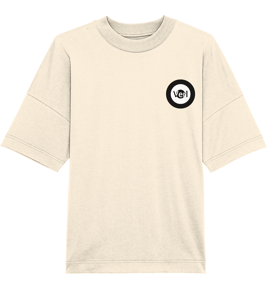 Verl Fan T-Shirt Kokarde klein "Verl" - Organic Oversize Shirt Verl Fan T-Shirt Kokarde klein "Verl" - Organic Oversize Shirt