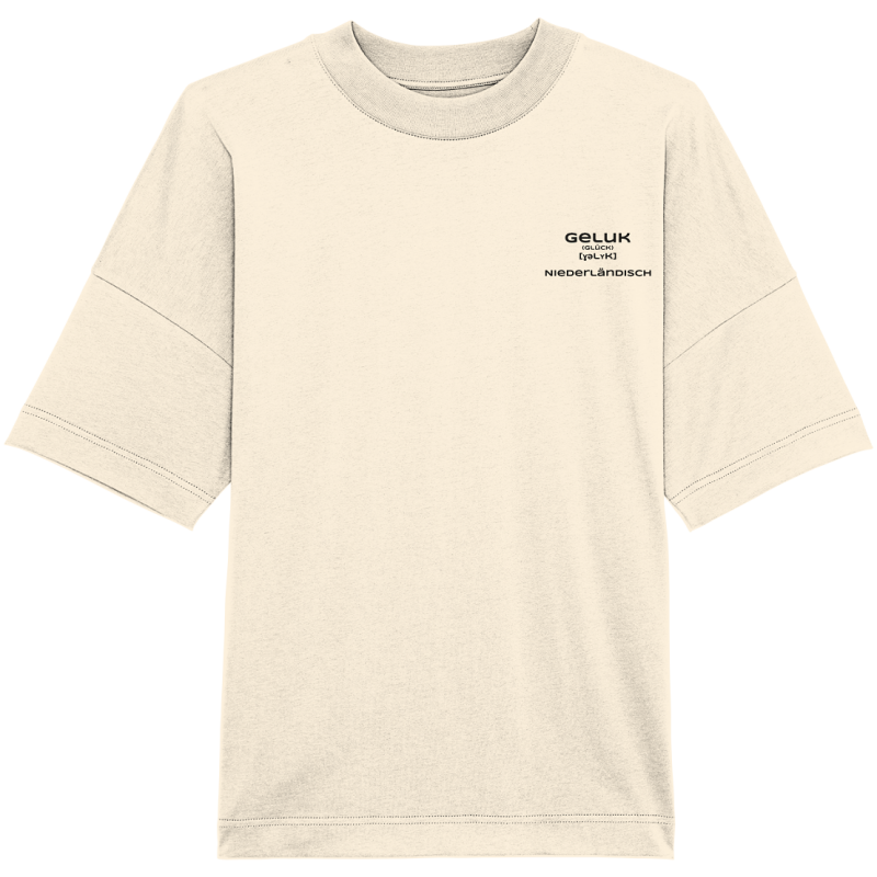 Geluk - Organic Oversize Shirt Geluk - Organic Oversize Shirt