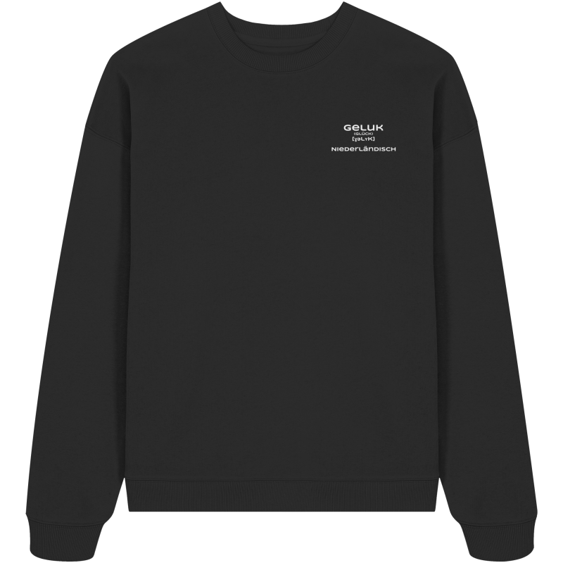 Geluk - Organic Oversize Sweatshirt Geluk - Organic Oversize Sweatshirt