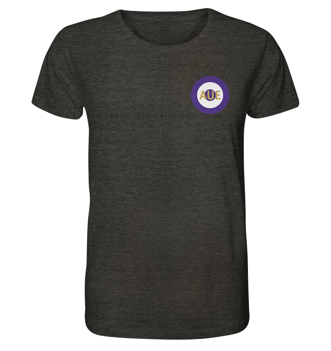 Aue Fan T-Shirt Kokarde klein "Aue" - Organic Shirt Aue Fan T-Shirt Kokarde klein "Aue" - Organic Shirt