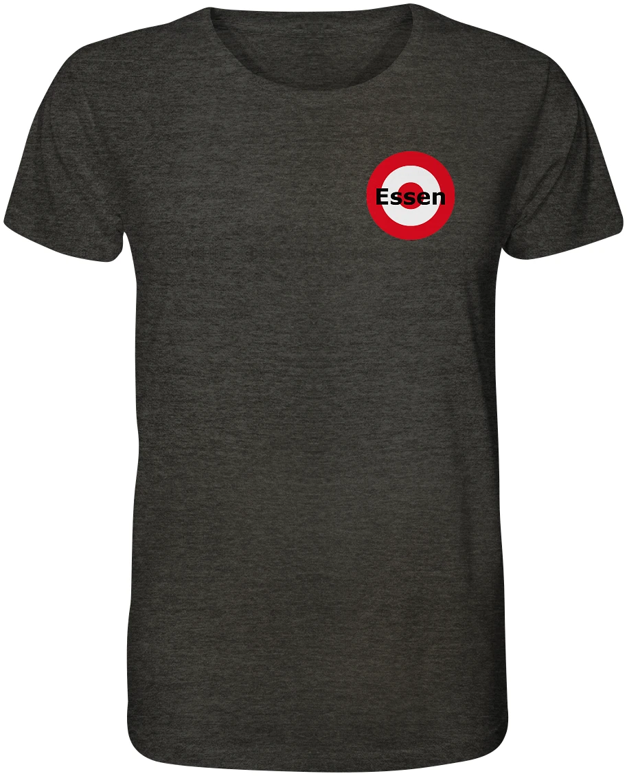 Essen Fan-T-Shirt Kokarde klein "Essen" - Organic Shirt Essen Fan-T-Shirt Kokarde klein "Essen" - Organic Shirt