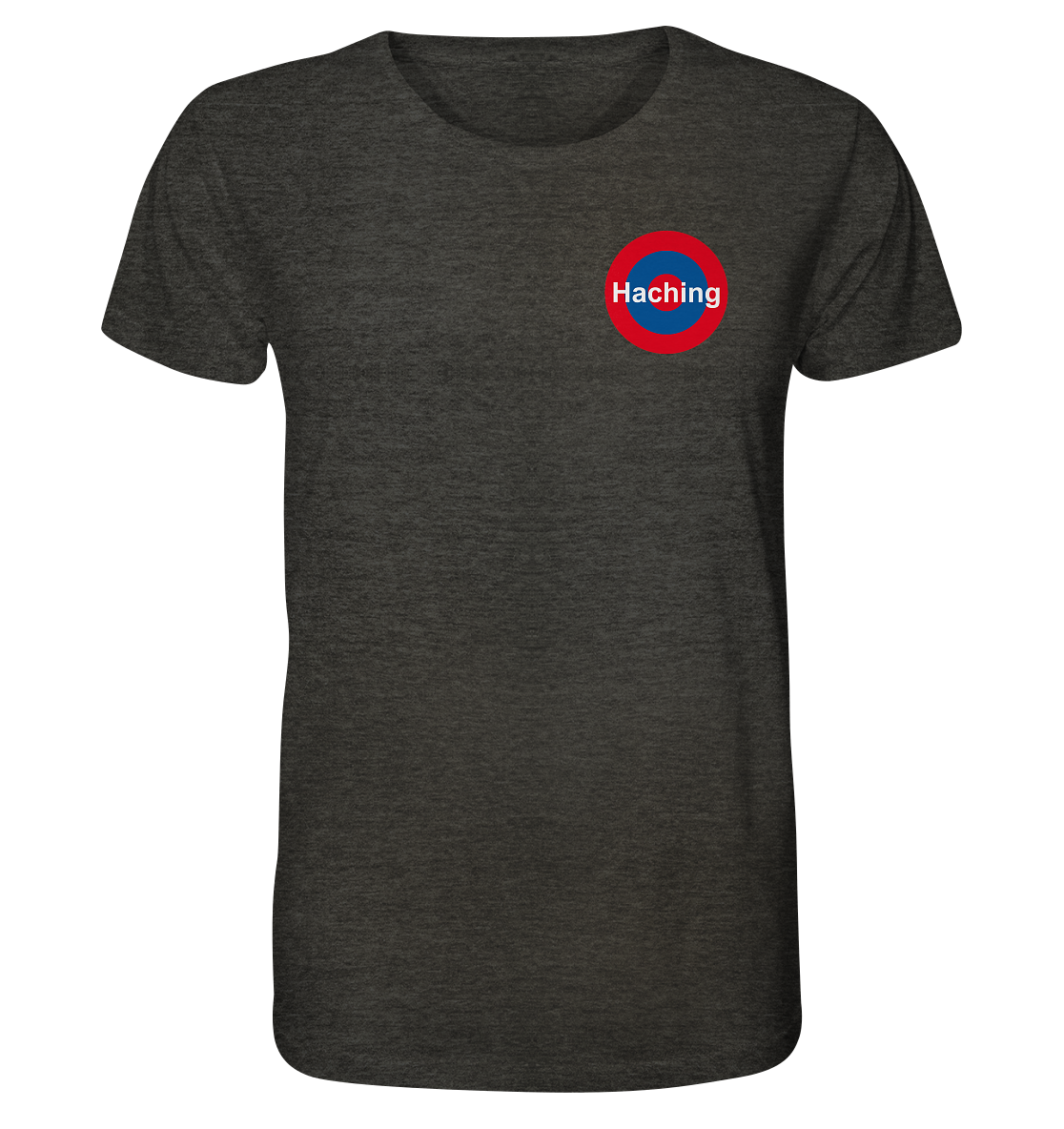 Unterhaching Fan-T-Shirt Kokarde klein "Haching" - Organic Shirt Unterhaching Fan-T-Shirt Kokarde klein "Haching" - Organic Shirt