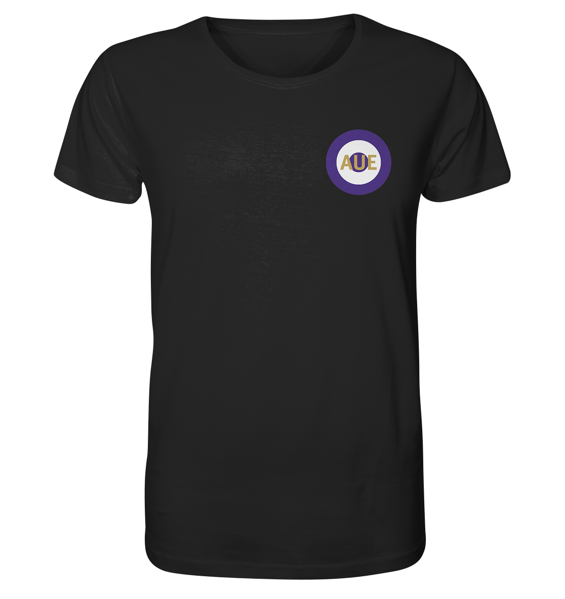 Aue Fan T-Shirt Kokarde klein "Aue" - Organic Shirt Aue Fan T-Shirt Kokarde klein "Aue" - Organic Shirt