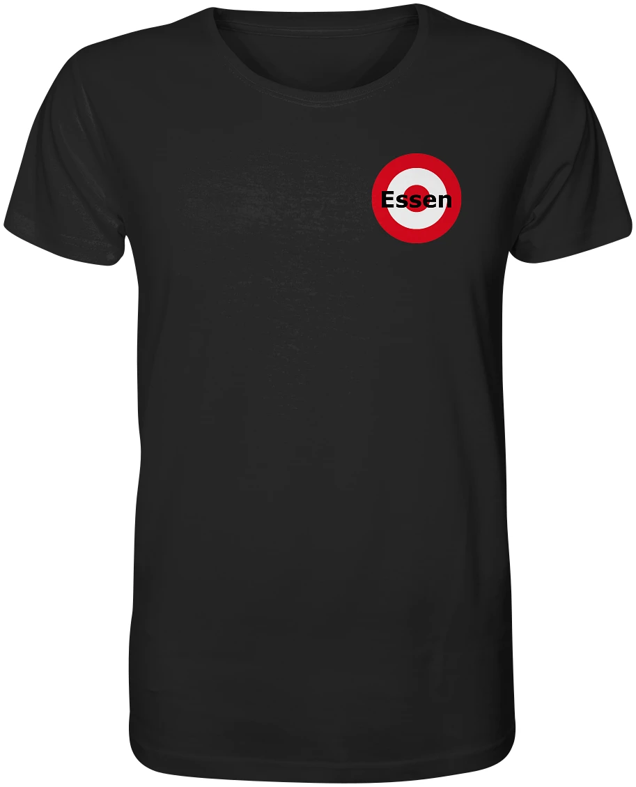 Essen Fan-T-Shirt Kokarde klein "Essen" - Organic Shirt Essen Fan-T-Shirt Kokarde klein "Essen" - Organic Shirt