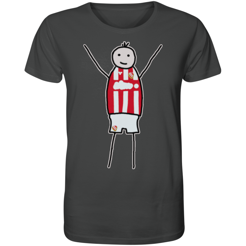 Cottbus Fan-T-Shirt Strichmännchen - Organic Shirt