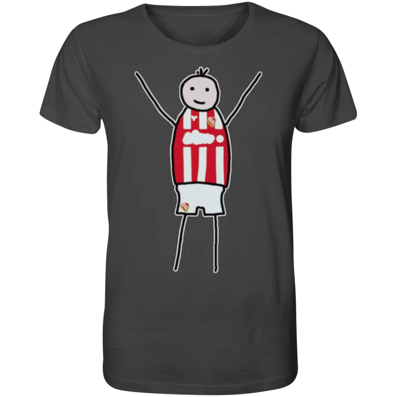 Cottbus Fan-T-Shirt Strichmännchen - Organic Shirt