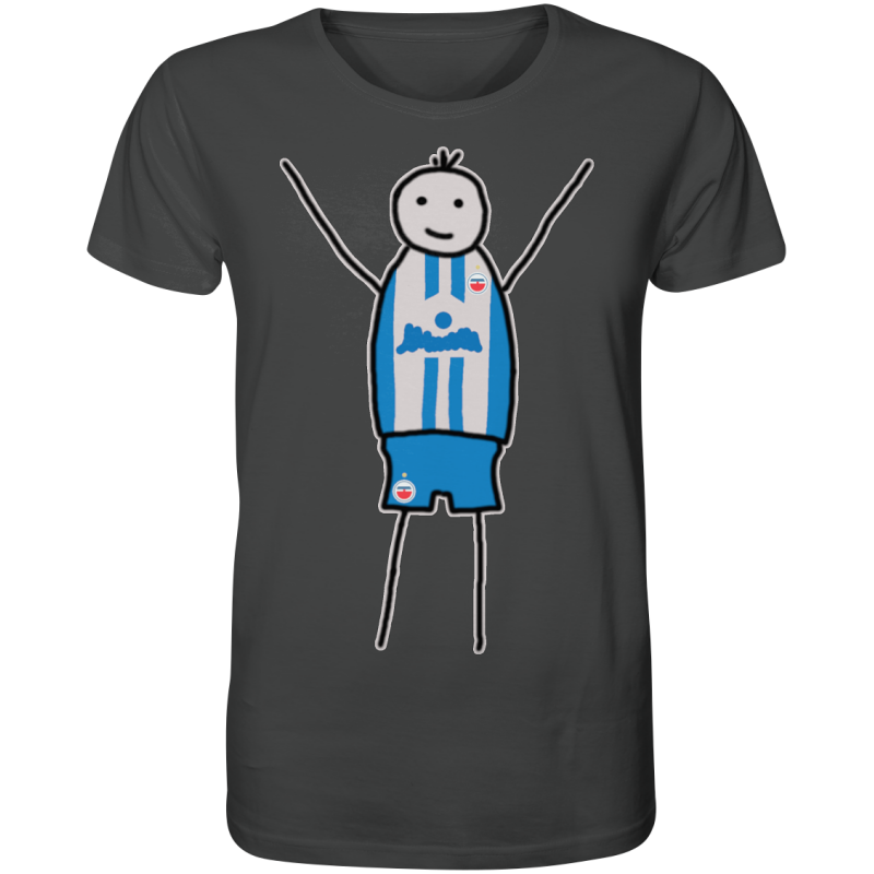 Rostock Fan-T-Shirt Strichmännchen - Organic Shirt