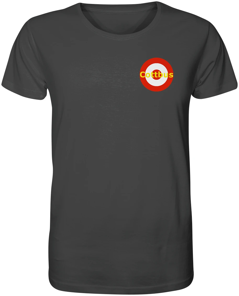 Cottbus Fan-T-Shirt Kokarde klein "Cottbus" - Organic Shirt Cottbus Fan-T-Shirt Kokarde klein "Cottbus" - Organic Shirt