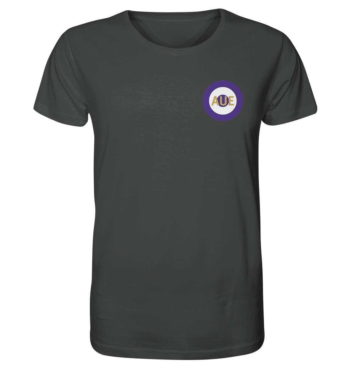 Aue Fan T-Shirt Kokarde klein "Aue" - Organic Shirt Aue Fan T-Shirt Kokarde klein "Aue" - Organic Shirt