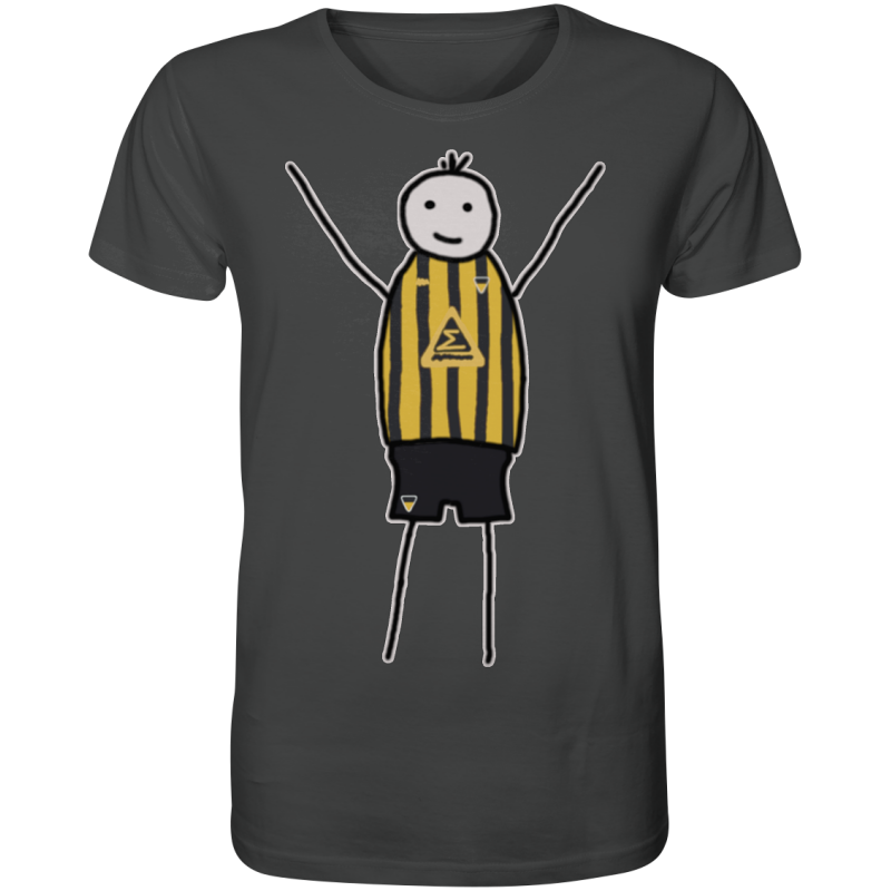 Aachen Fan-T-Shirt Strichmännchen - Organic Shirt
