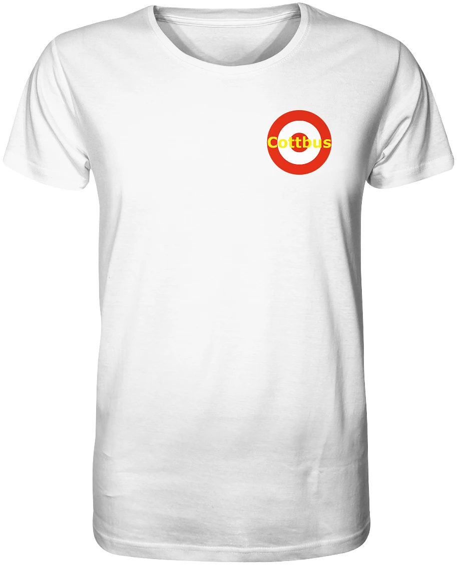 Cottbus Fan-T-Shirt Kokarde klein "Cottbus" - Organic Shirt Cottbus Fan-T-Shirt Kokarde klein "Cottbus" - Organic Shirt