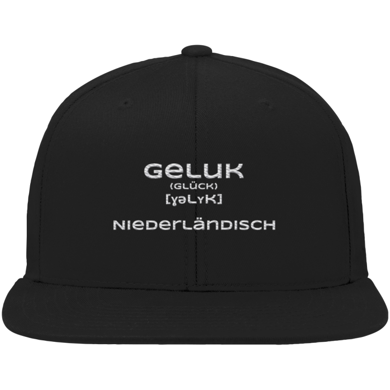 Geluk Stick weiß - Organic Snapback