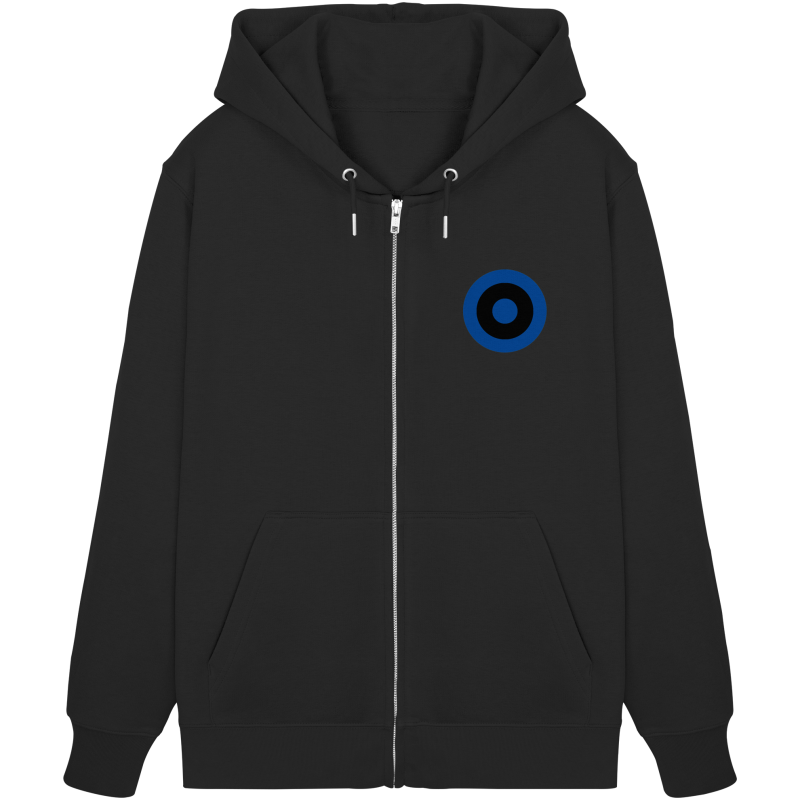 Mannheim Fan Zipper Kokarde klein - Organic Zipper