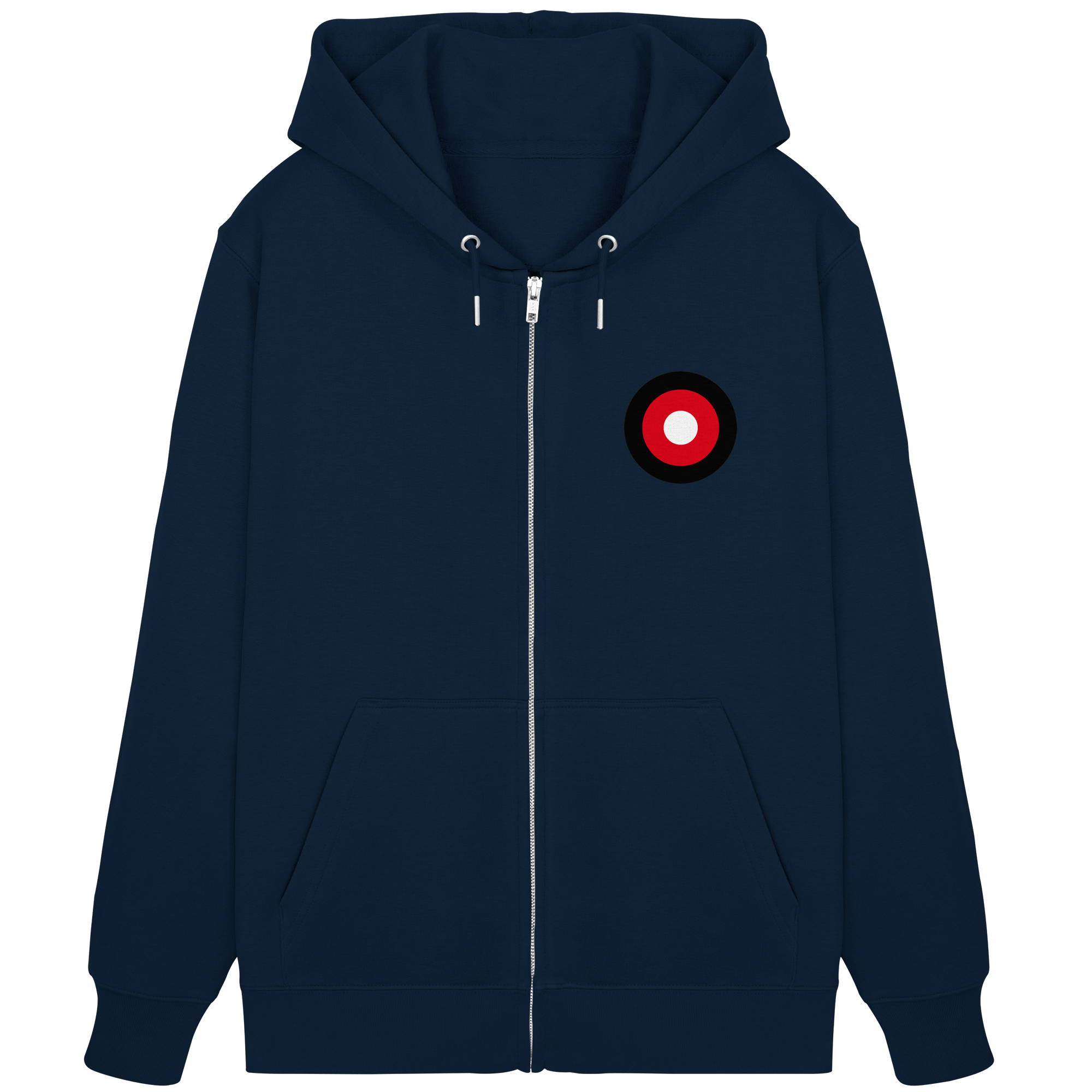 Ingolstadt Fan-Zipper Kokarde klein - Organic Zipper Ingolstadt Fan-Zipper Kokarde klein - Organic Zipper