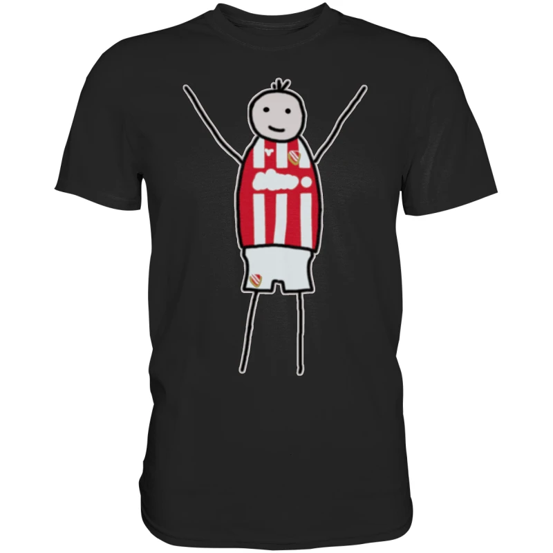 Cottbus Fan-T-Shirt Strichmännchen - Premium Shirt
