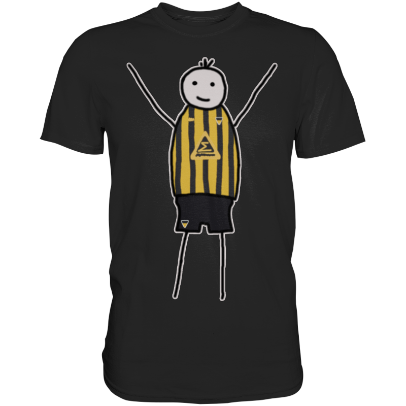 Aachen Fan-T-Shirt Strichmännchen - Premium Shirt