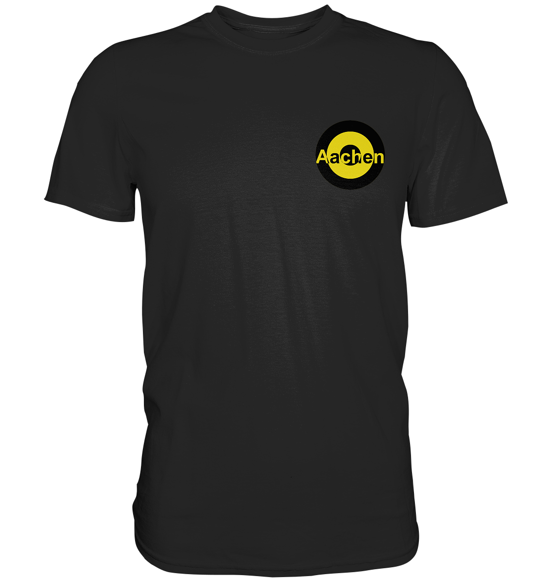 Aachen Fan T-Shirt Kokarde klein "Aachen" - Premium Shirt Aachen Fan T-Shirt Kokarde klein "Aachen" - Premium Shirt
