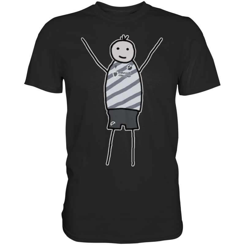 Sandhausen Fan-T-Shirt Strichmännchen - Premium Shirt