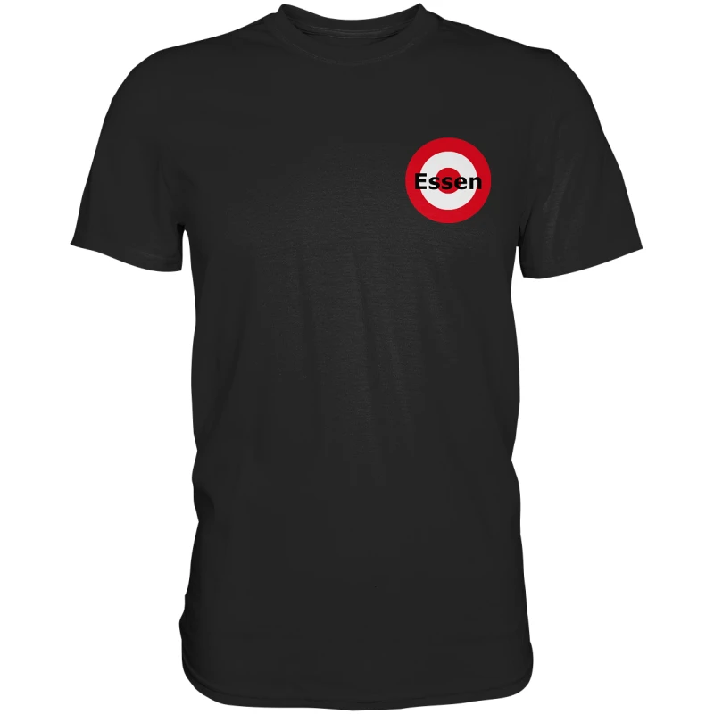 Essen Fan-T-Shirt Kokarde klein "Essen" - Premium Shirt