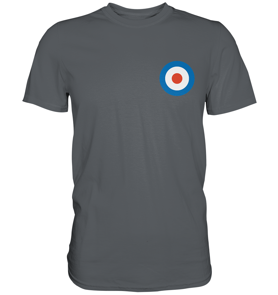 Rostock Fan T-Shirt Kokarde klein - Premium Shirt Rostock Fan T-Shirt Kokarde klein - Premium Shirt