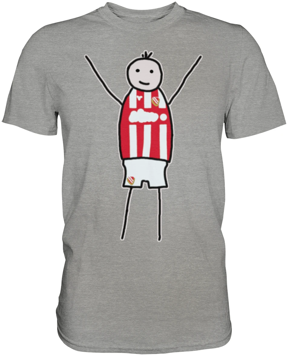 Cottbus Fan-T-Shirt Strichmännchen - Premium Shirt Cottbus Fan-T-Shirt Strichmännchen - Premium Shirt