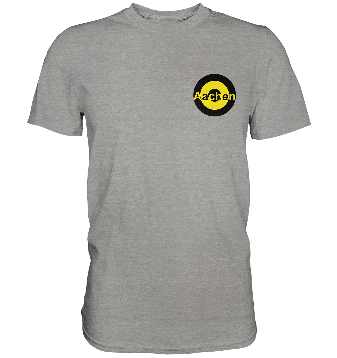 Aachen Fan T-Shirt Kokarde klein "Aachen" - Premium Shirt Aachen Fan T-Shirt Kokarde klein "Aachen" - Premium Shirt