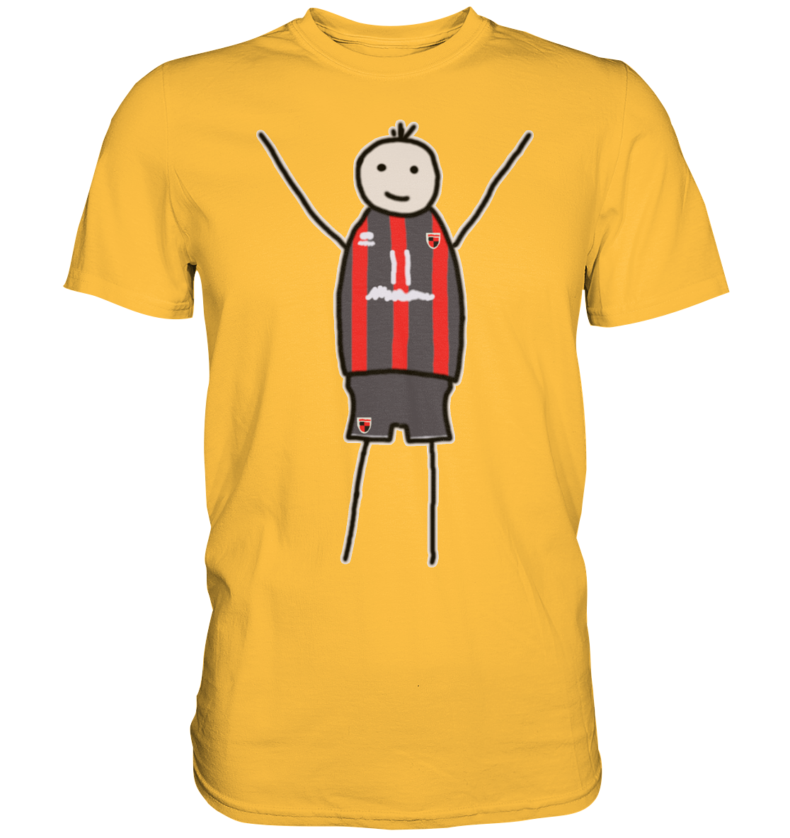 Ingolstadt Fan-T-Shirt Strichmännchen - Premium Shirt Ingolstadt Fan-T-Shirt Strichmännchen - Premium Shirt