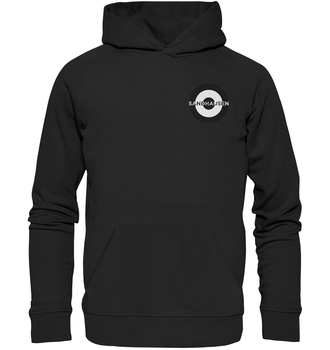 Sandhausen Fan Hoodie Kokarde klein Kopie - Premium Unisex Hoodie Sandhausen Fan Hoodie Kokarde klein Kopie - Premium Unisex Hoodie