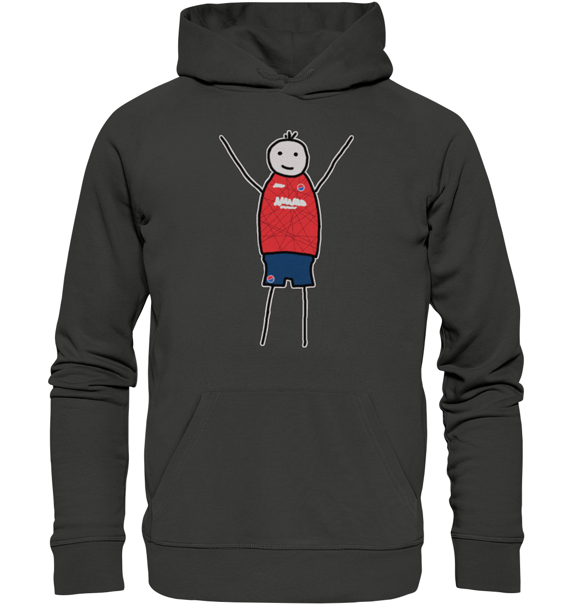 Unterhaching Fan-Hoodie Strichmännchen - Premium Unisex Hoodie Unterhaching Fan-Hoodie Strichmännchen - Premium Unisex Hoodie