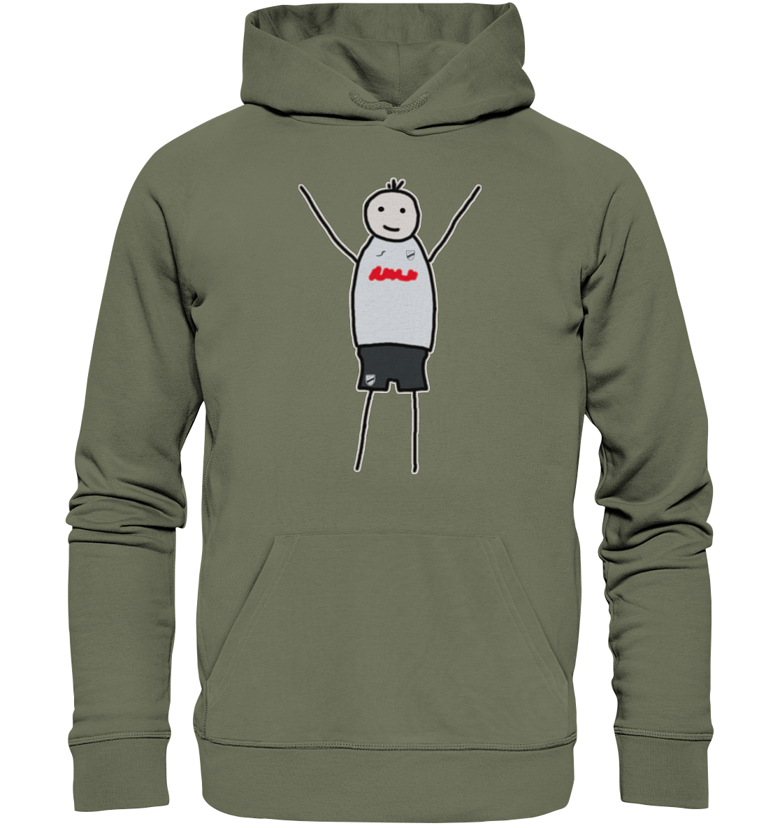 Verl Fan-Hoodie Strichmännchen - Premium Unisex Hoodie Verl Fan-Hoodie Strichmännchen - Premium Unisex Hoodie