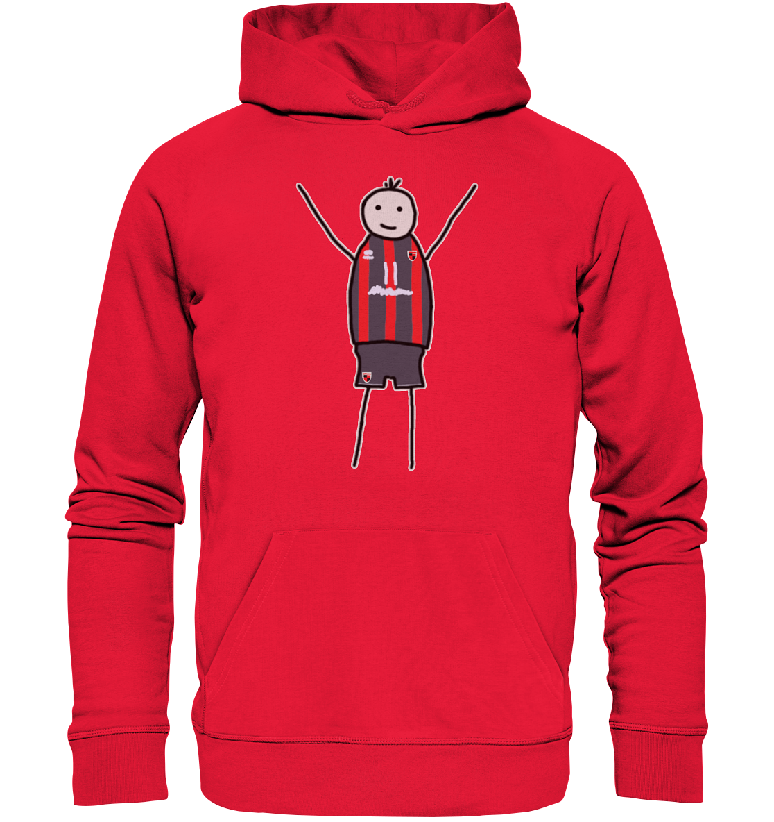 Ingolstadt Fan-Hoodie Strichmännchen - Premium Unisex Hoodie Ingolstadt Fan-Hoodie Strichmännchen - Premium Unisex Hoodie