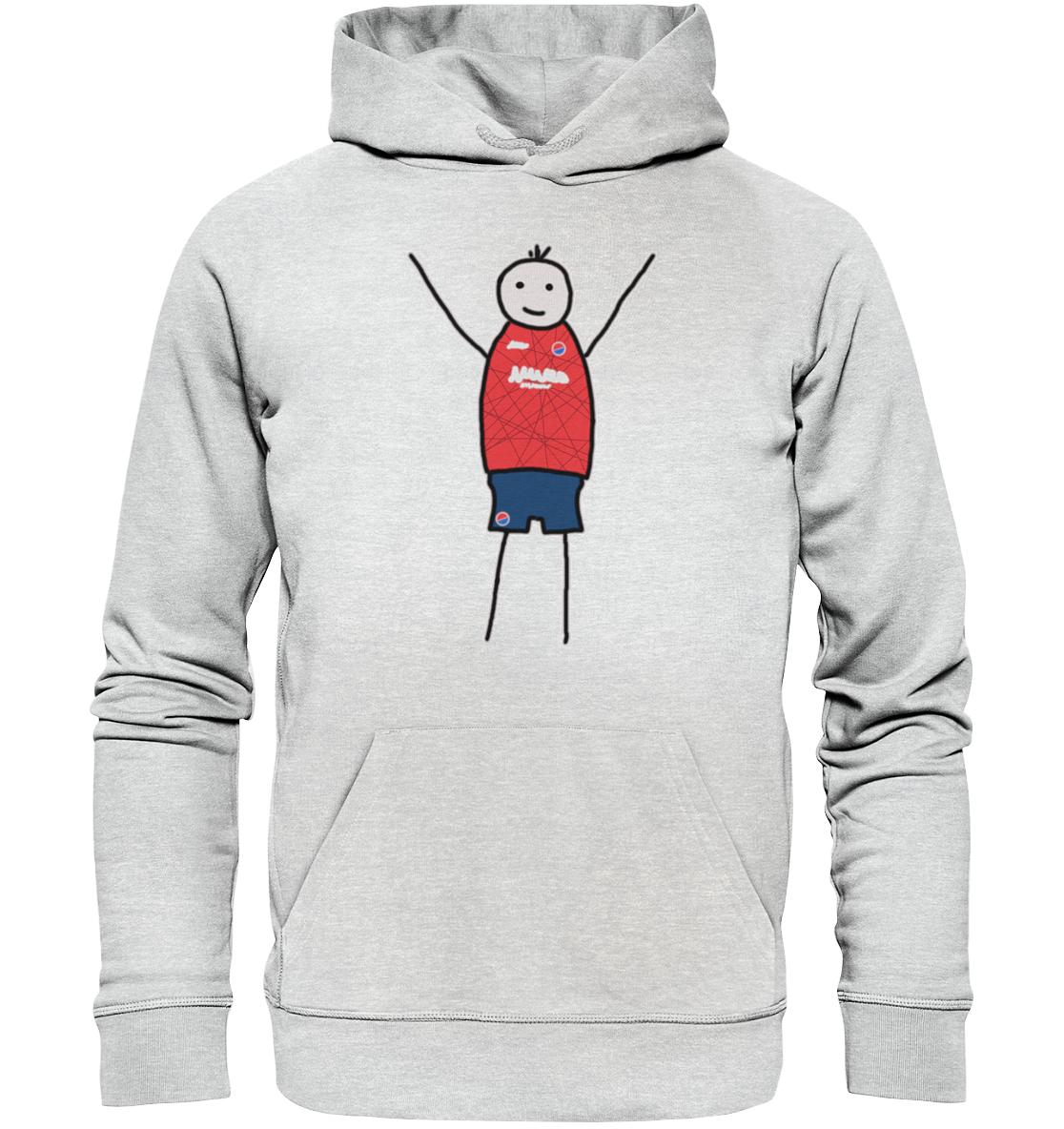Unterhaching Fan-Hoodie Strichmännchen - Premium Unisex Hoodie Unterhaching Fan-Hoodie Strichmännchen - Premium Unisex Hoodie